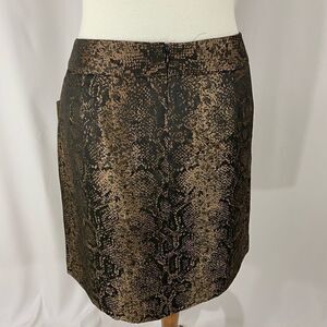 NWT DKNYC Snake Print Skirt